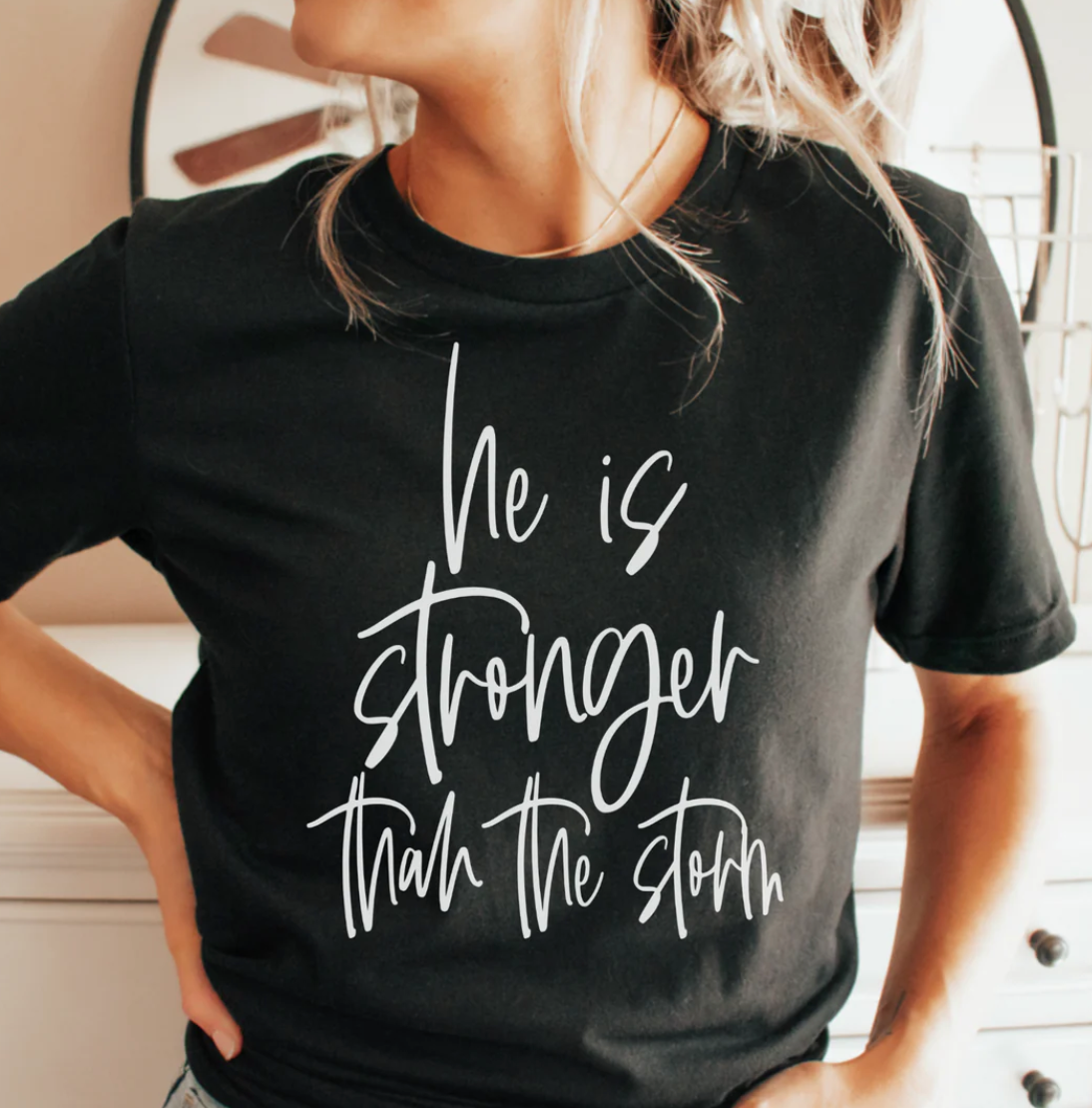 He is stronger than the storm