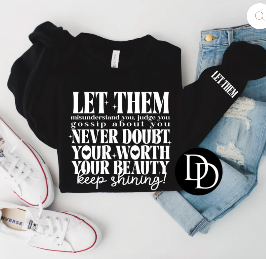 Let Them (front pocket and back design)