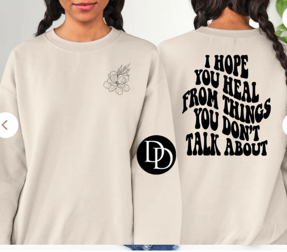 I Hope You Heal (pocket & back design)