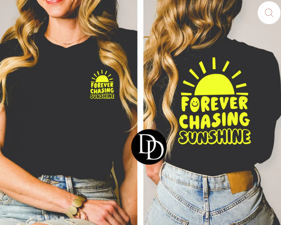 Forever Chasing Sunshine (front & back)
